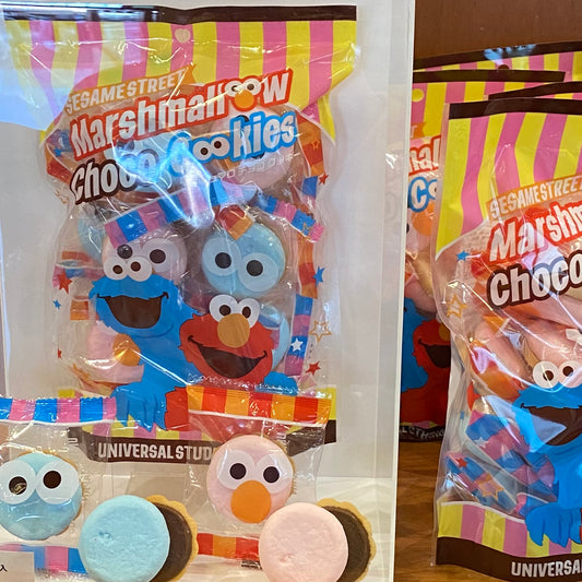 【Order】USJ Sesame Street Elmo & Cookie Monster Marshmallow Chocolate Cookies