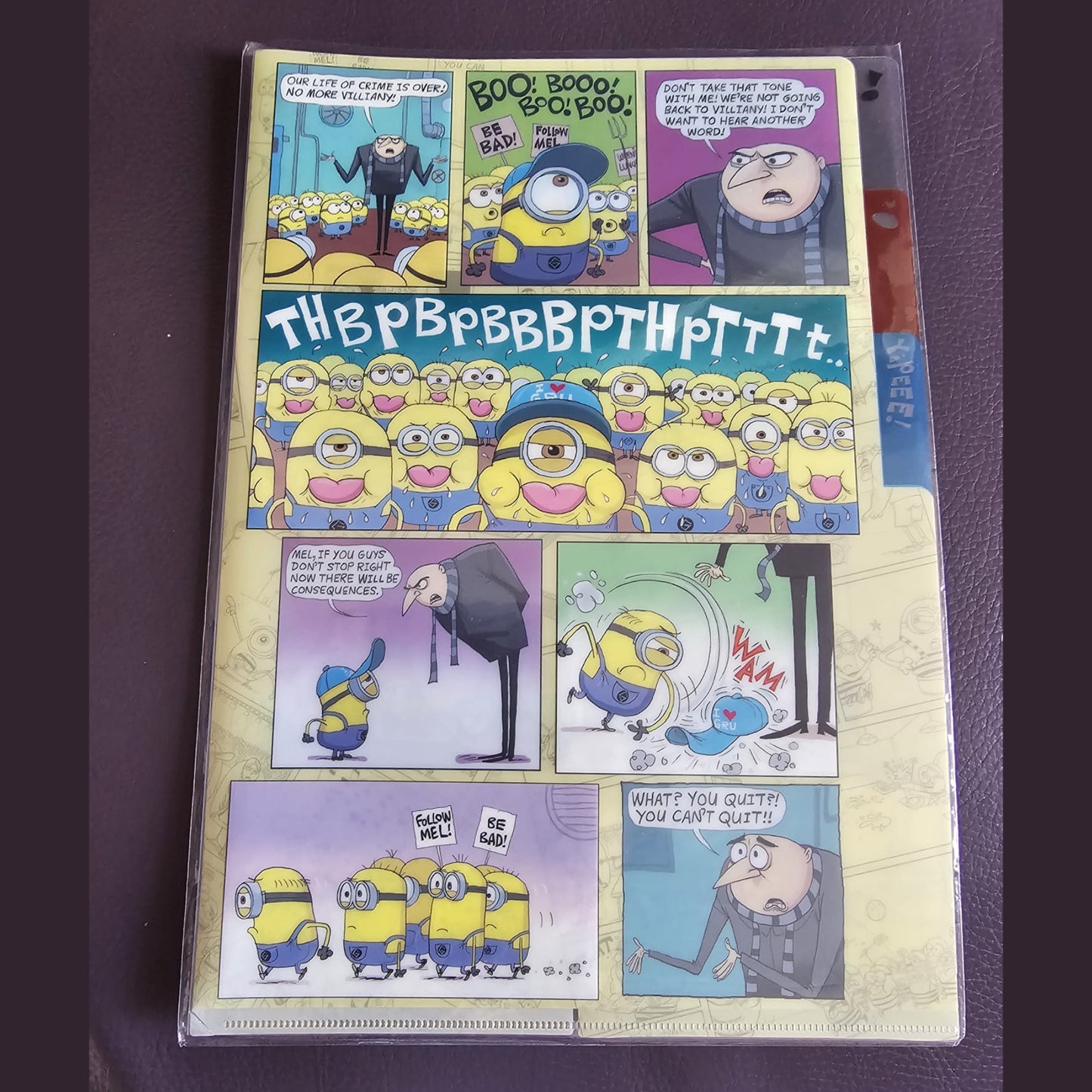 【現貨】Minions & Gru A4 File（漫畫風）