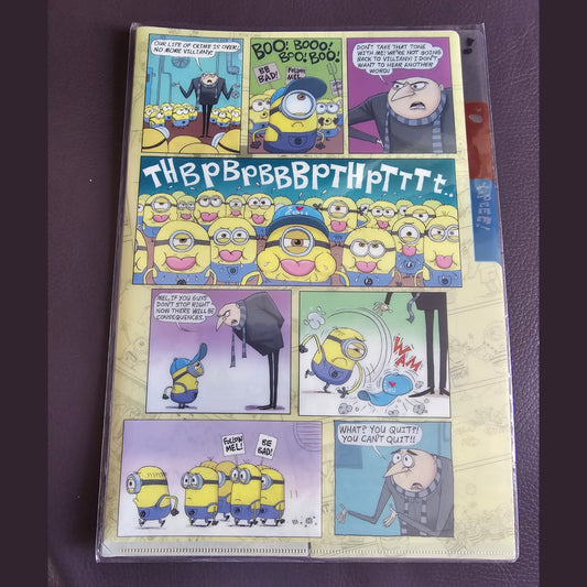 【In Stock】Minions Bob & Gru A4 File (Comic)