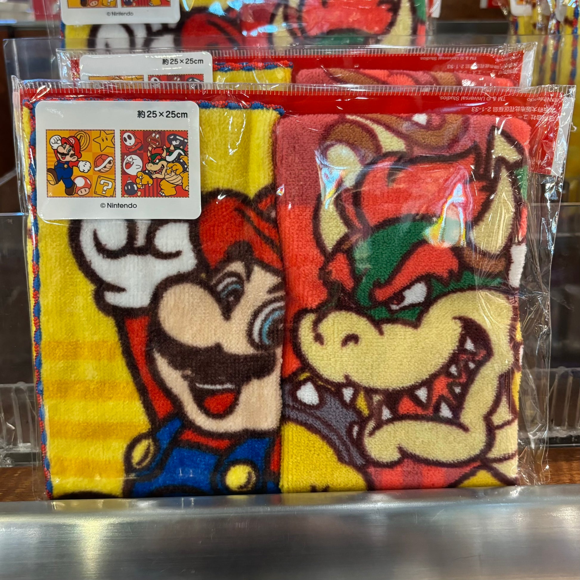 USJ Mario 庫巴 毛巾套裝 2pcs