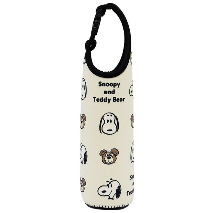 【Pre-Order | August】Peanuts Snoopy & Teddy Bear Checkered Cosmetic Pouch Tote Bag Water Bottle Holder