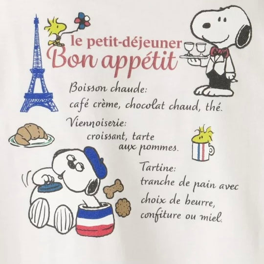 【Pre-order｜October】Afternoon Tea Living "PEANUTS IN PARIS" - Sweatshirt (Woodstock)