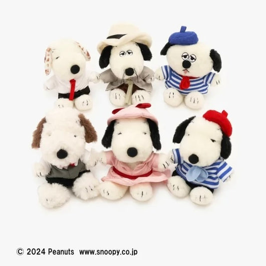 【Pre-order｜October】Afternoon Tea Living "PEANUTS IN PARIS" - Plush Set（Snoopy & Siblings）