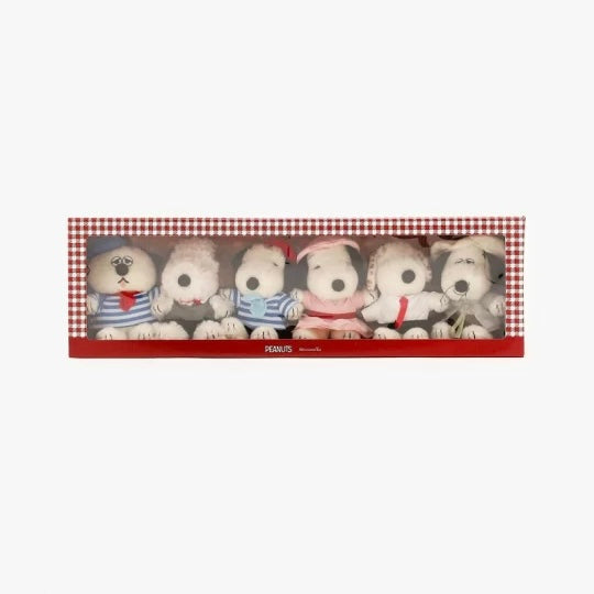 【Pre-order｜October】Afternoon Tea Living "PEANUTS IN PARIS" - Plush Set（Snoopy & Siblings）