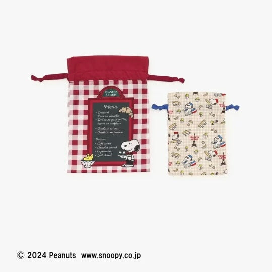 Afternoon Tea Living「PEANUTS IN PARIS」- 索袋2pcs