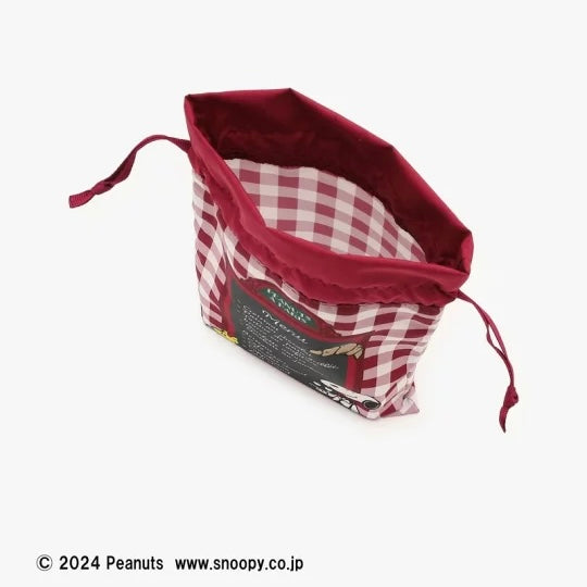 【Pre-order｜October】Afternoon Tea Living "PEANUTS IN PARIS" - drawstring bag set