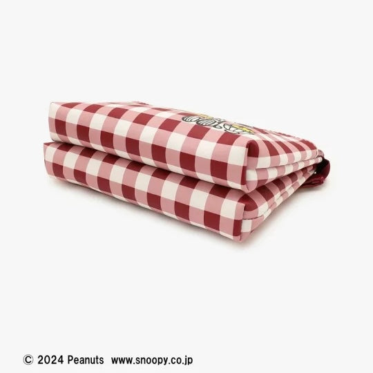 [Pre-order | October] Afternoon Tea Living "PEANUTS IN PARIS" - Red Checkered Pouch