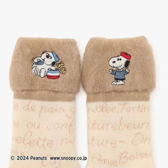 【Pre-order | Oct】Afternoon Tea Living "PEANUTS IN PARIS" - Socks（Snoopy & Olaf）