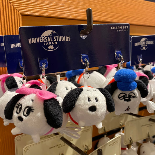 【Order】USJ Snoopy x Belle x Olaf Mini Plush Charm 3pcs set