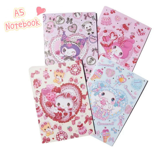 【Order】Sanrio x Amenomori Fumika Stationery Series - A5 Notebook