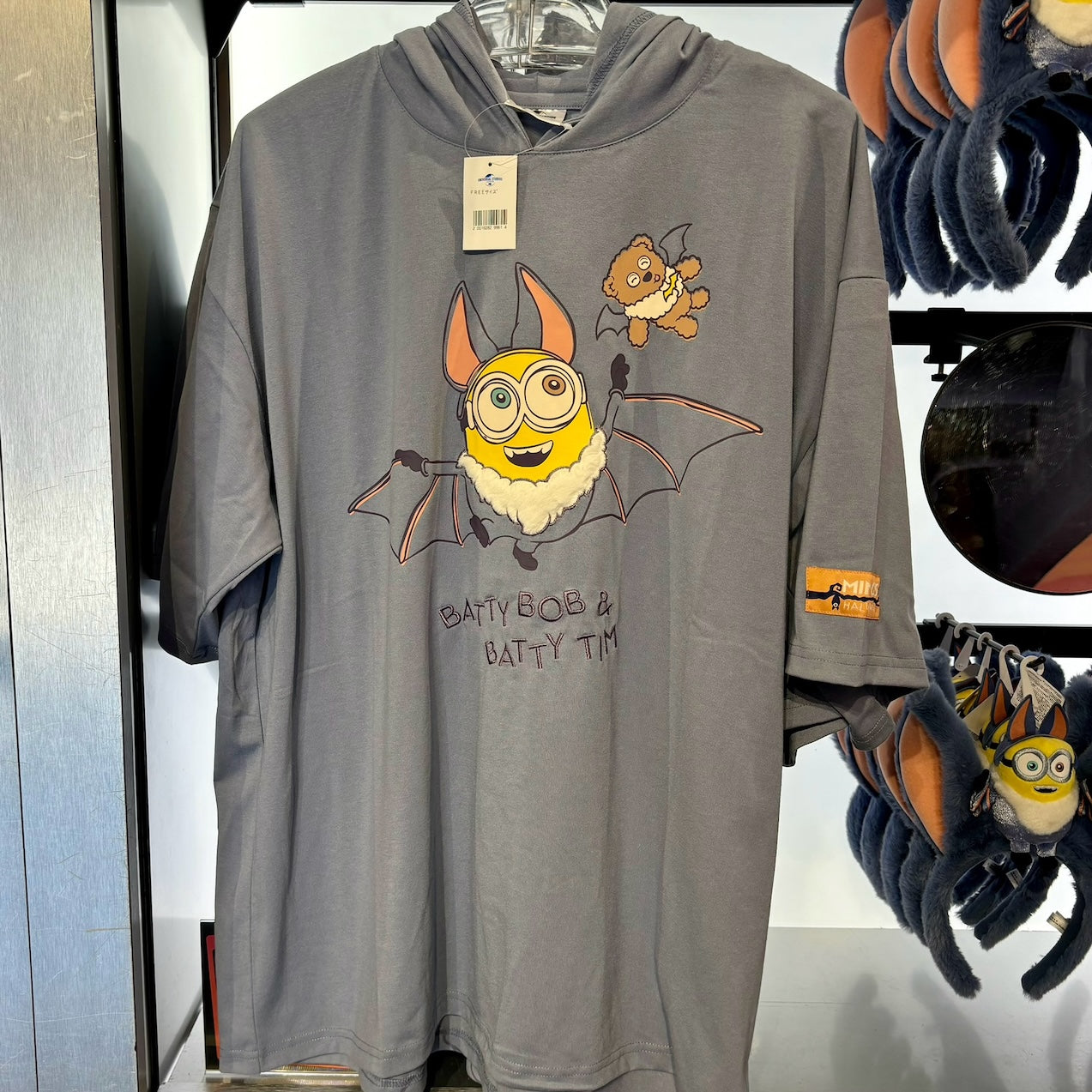 【訂貨】USJ Halloween 2024 - Bob & Tim 成人連帽Tshirt