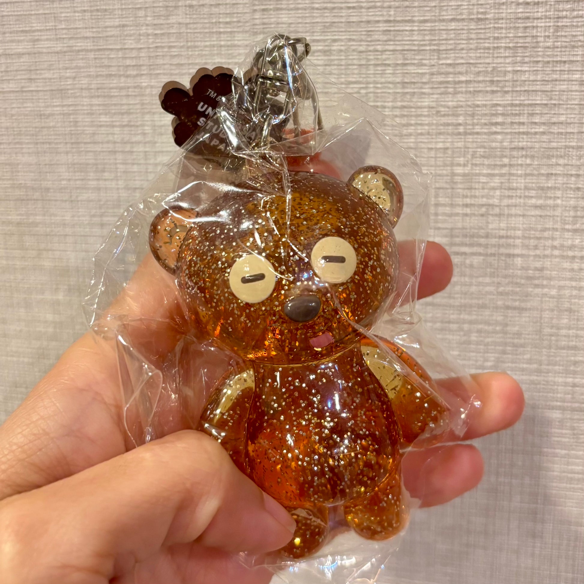 USJ Tim Bear 亞加力公仔鑰匙扣 (閃粉)