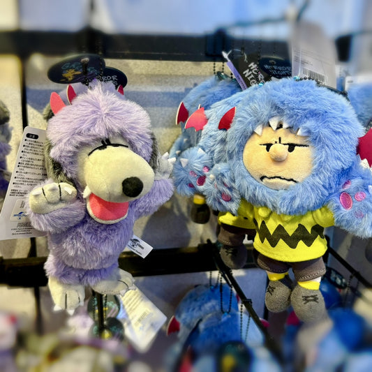 【訂貨】USJ Halloween Snoopy Horror Nights - Snoopy & Charlie Brown 公仔掛飾（M）