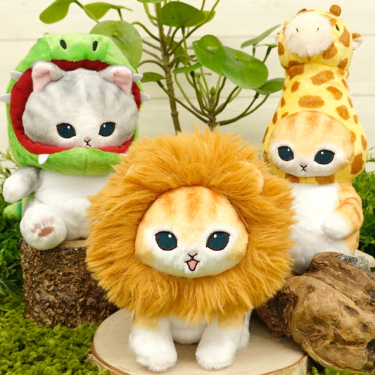 【Order】Mofusand Animal Plush - Crocodile/Lion/Giraffe