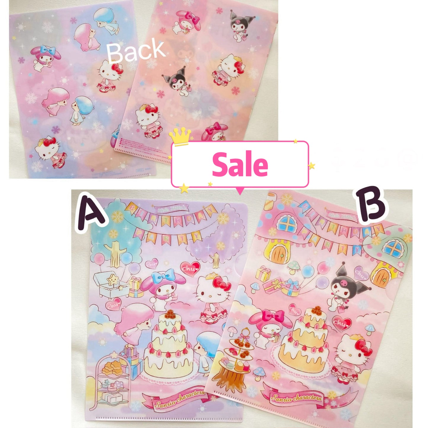 【Order】Sanrio x Japan Convenience Store Limited Edition-Mini File Clear File