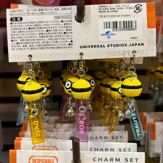 【訂貨】USJ Minions 風鈴 charm set