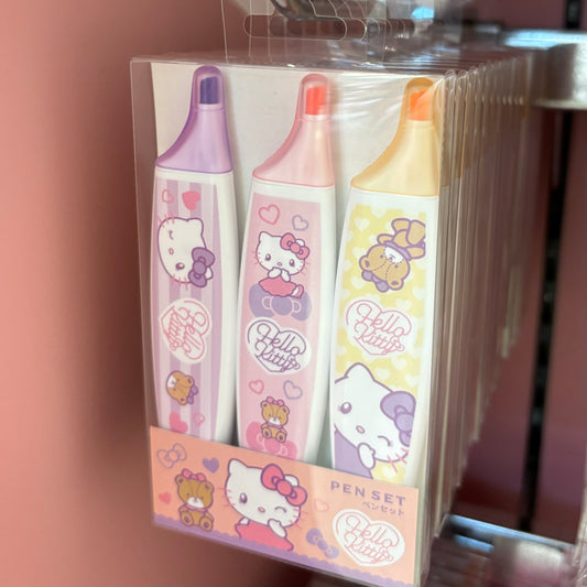 【Order】USJ Hello Kitty 6 Color Highlighter Pen