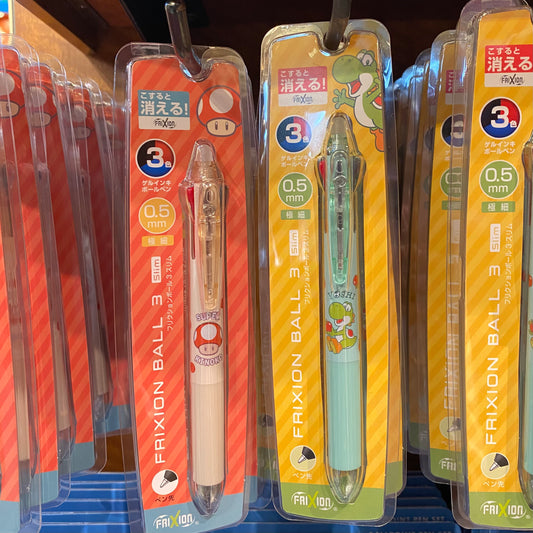 【Order】USJ Mario Pilot Frixon Ball 3 Slim Eraser Pen