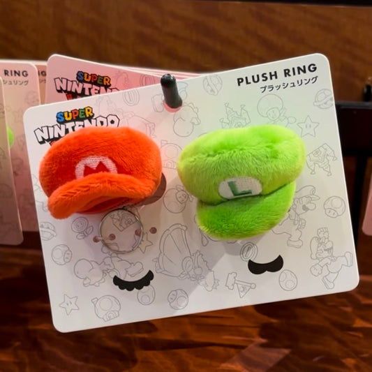【訂貨】USJ Mario & Luigi 帽子戒指