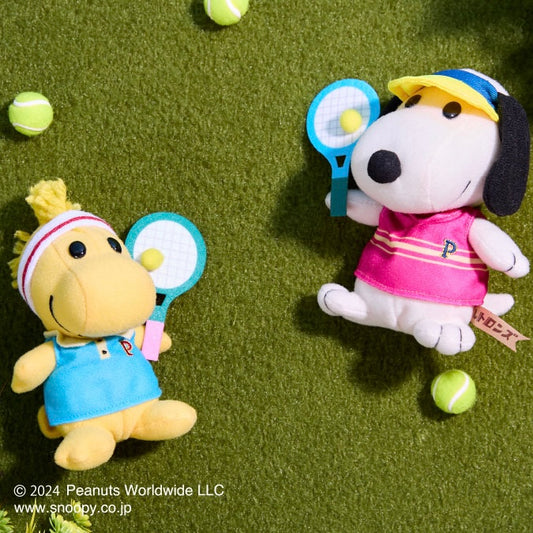 Peanuts Retorons 網球 - Snoopy & Woodstock 豆袋公仔