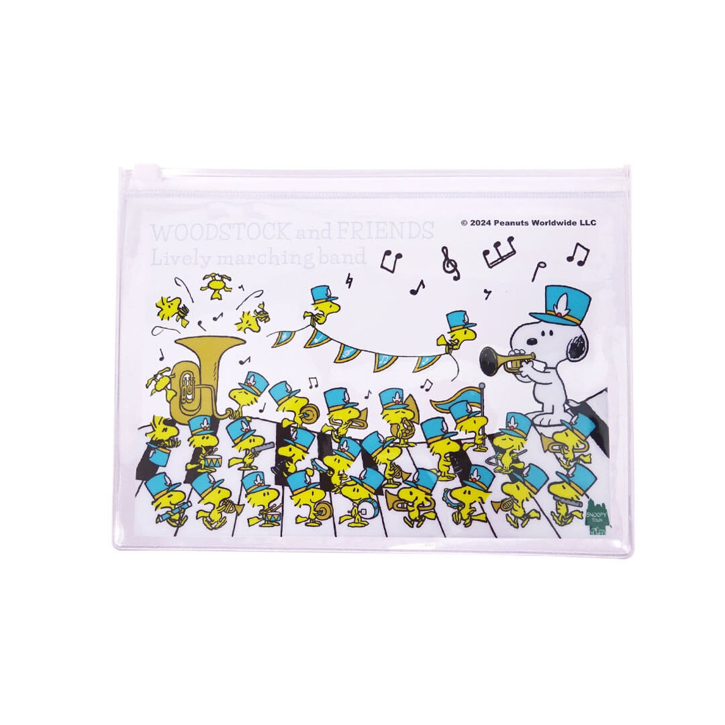 【Pre-order】"WOODSTOCK and FRIENDS Lively Marching Band" stationery