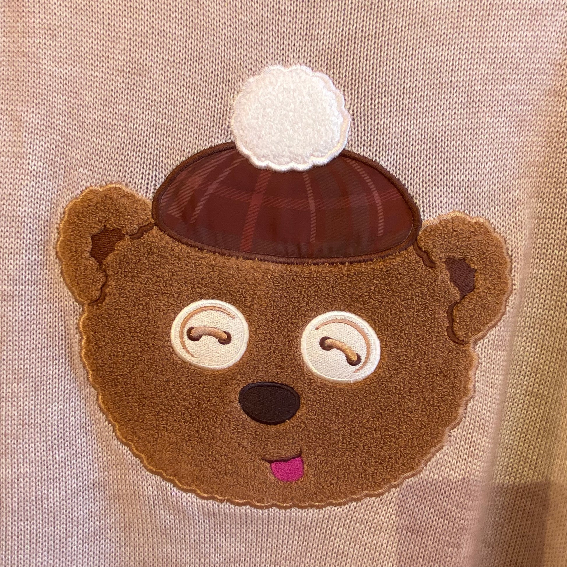 USJ Tim Bear 冬日系列 - 刺繡針織上衣