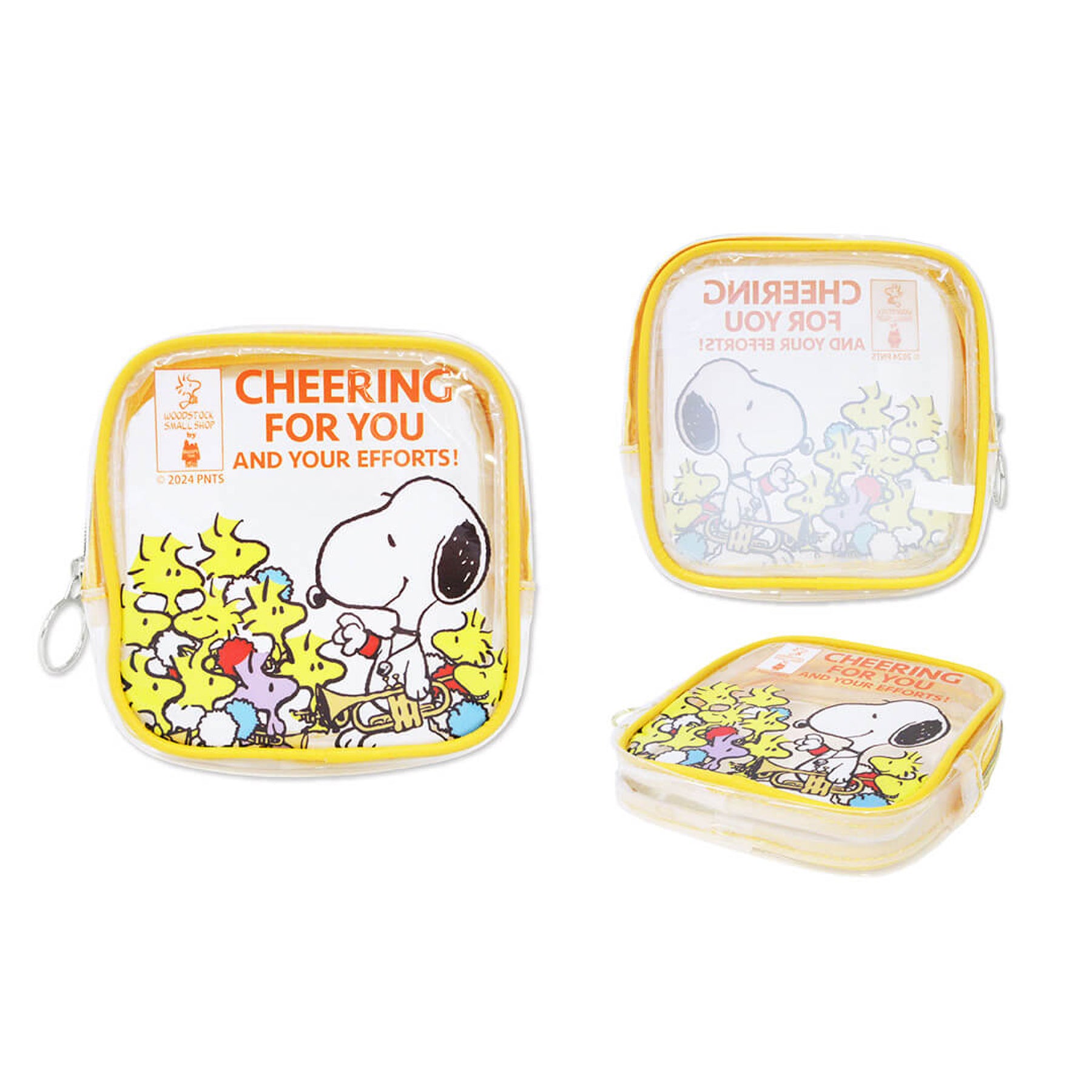 Woodstock Fair「CHEERING FOR YOU AND YOUR EFFORTS!」- 透明Pouch