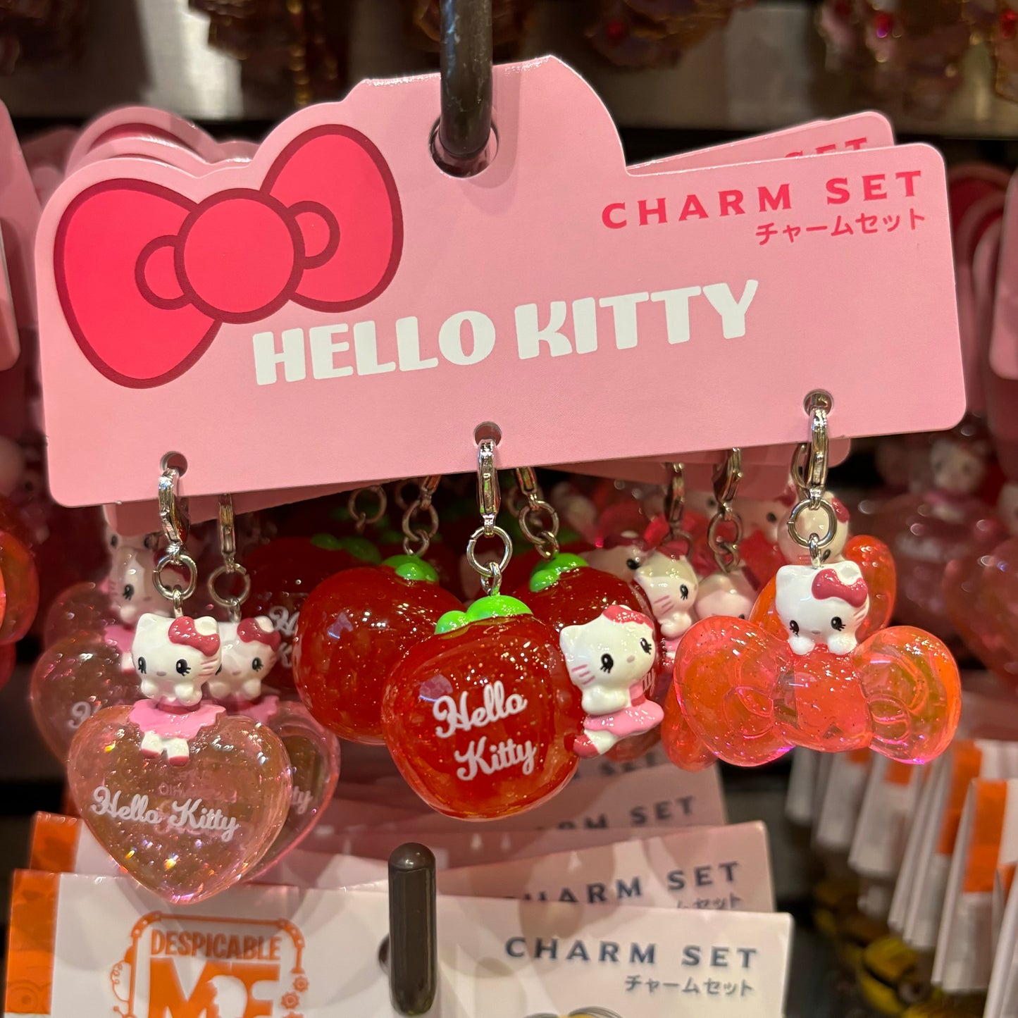 USJ Hello Kitty 立體 Charm Set 3pcs 小吊飾