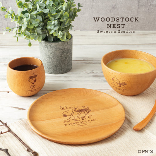 【Order】 Woodstock Nest wooden tableware - round plate/bowl/cup/cutlery/cutting board