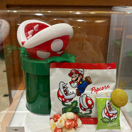 【訂貨】USJ Mario 食人花 爆谷 爆米花 曲奇