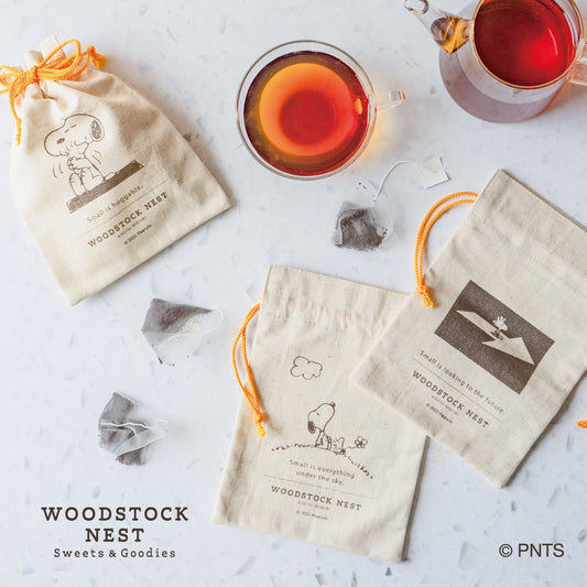 【Order】Woodstock Nest Drawstring Bag with Tea