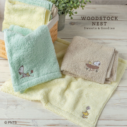 【訂貨】Woodstock Nest 刺繡毛巾