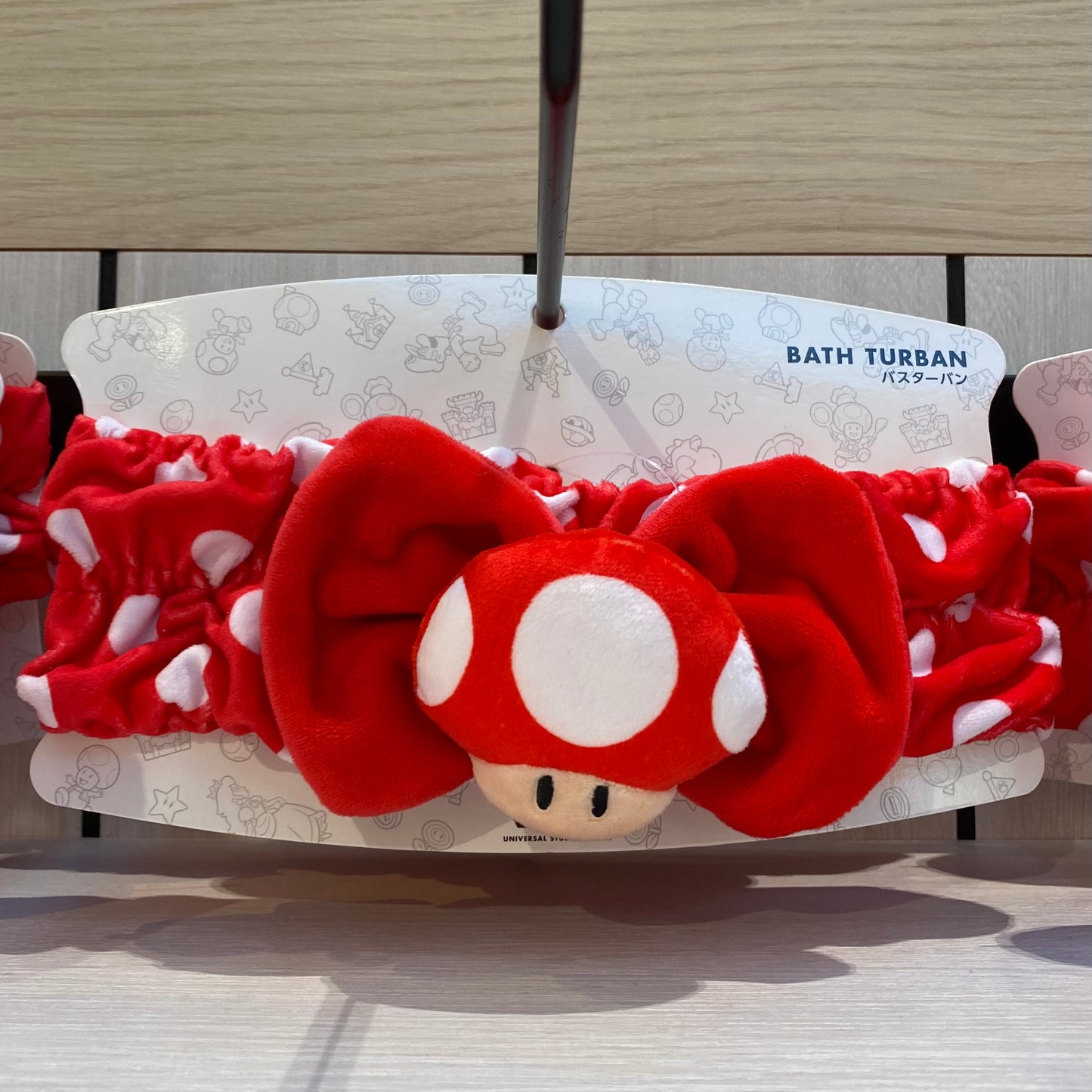 【訂貨】USJ Mario 蘑菇洗臉髮帶