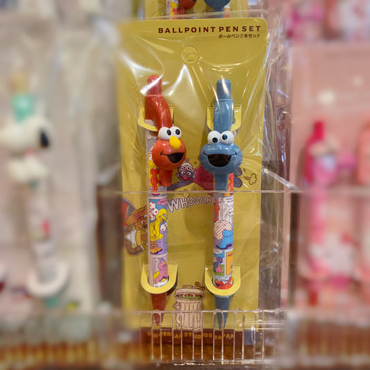 【訂貨】USJ 芝麻街 Elmo & Cookie Monster 原子筆 Set