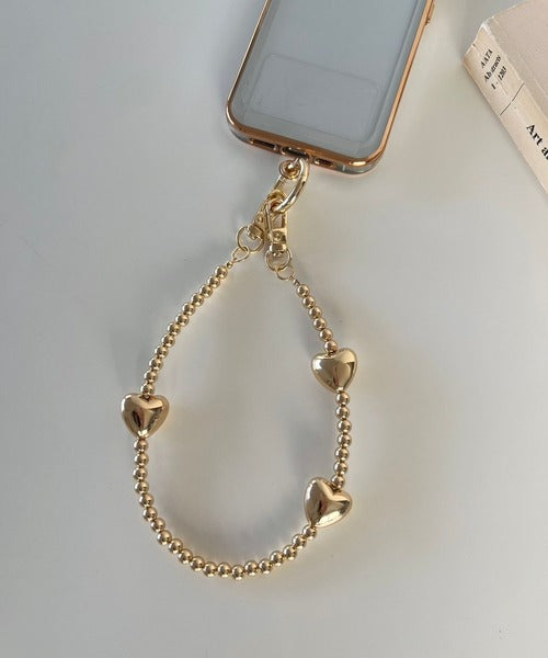 【Order】Me% Heart Handle Strap Mobile Phone Strap (Short)
