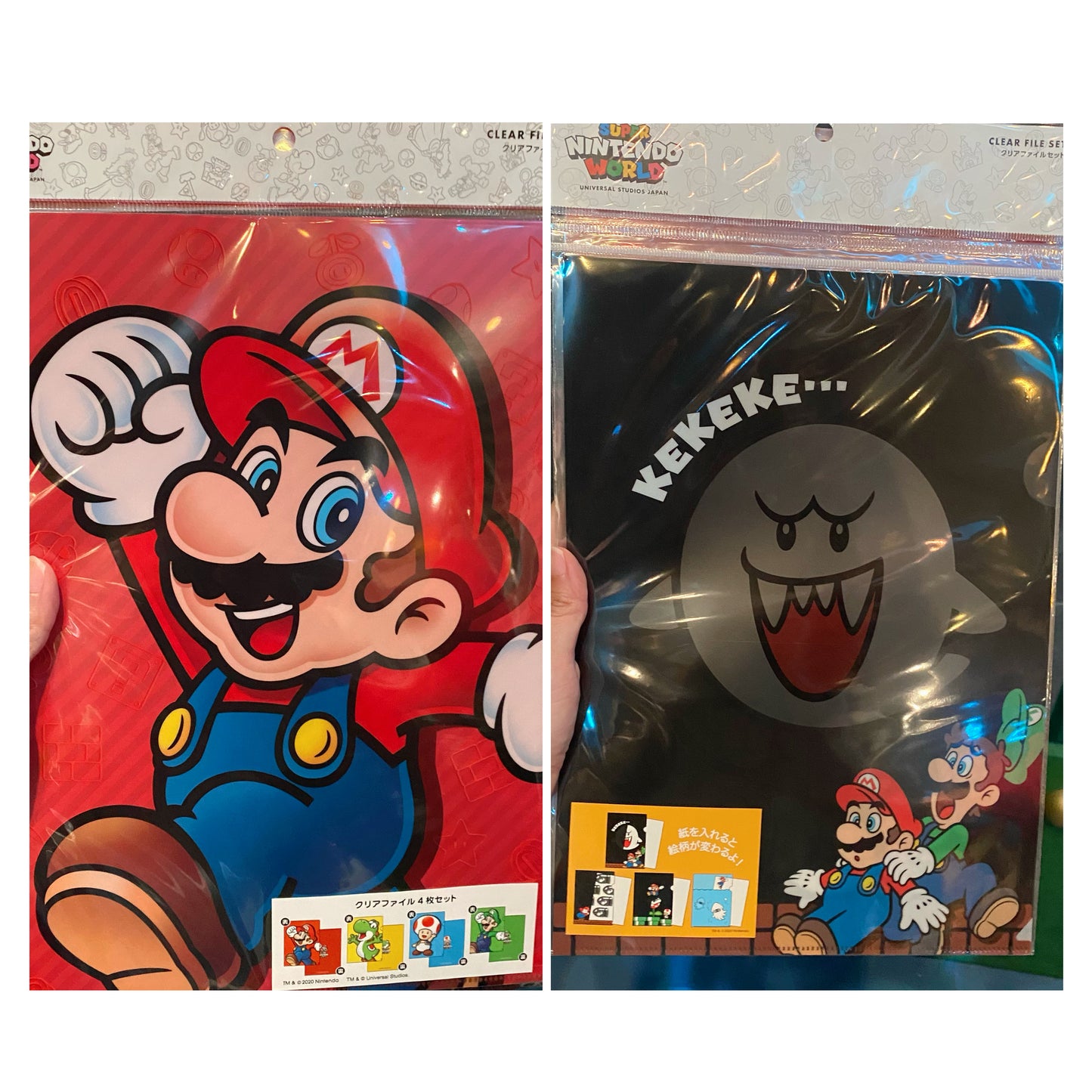 【訂貨】USJ Mario A4 File 4pcs Set