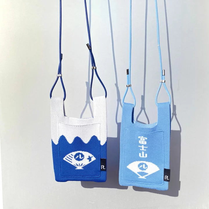 【訂貨】Mt Fuji x Rootote Baby Roo 針織斜揹袋 電話袋