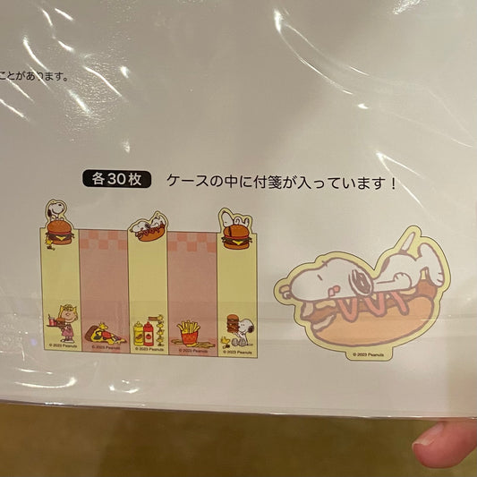 【Order】USJ Peanuts Food Truck Stationery - Sticky Memo Set
