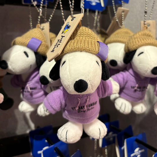 【Order】USJ Peanuts Sunday Funday - Snoopy Plush Chain（S）