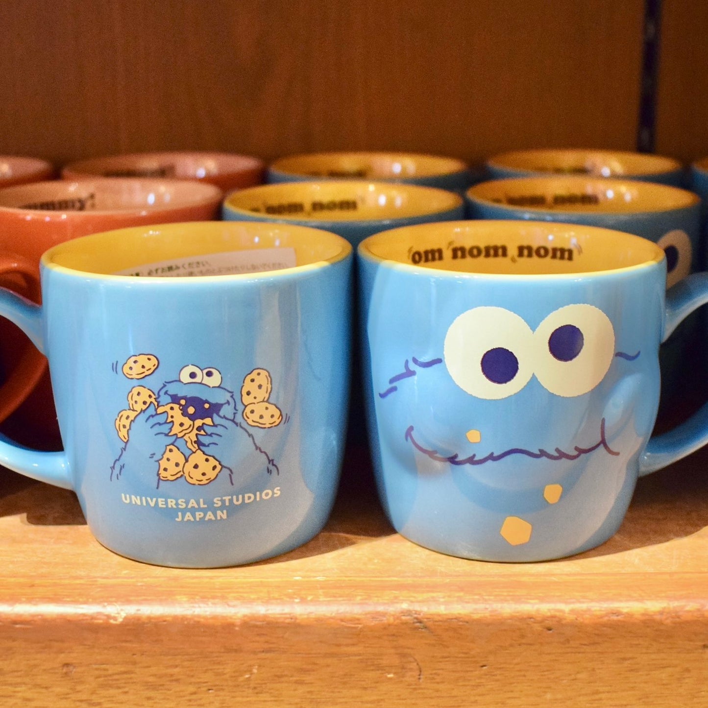 【Order】USJ Sesame Street Elmo & Cookie Monster Porcelain Cup