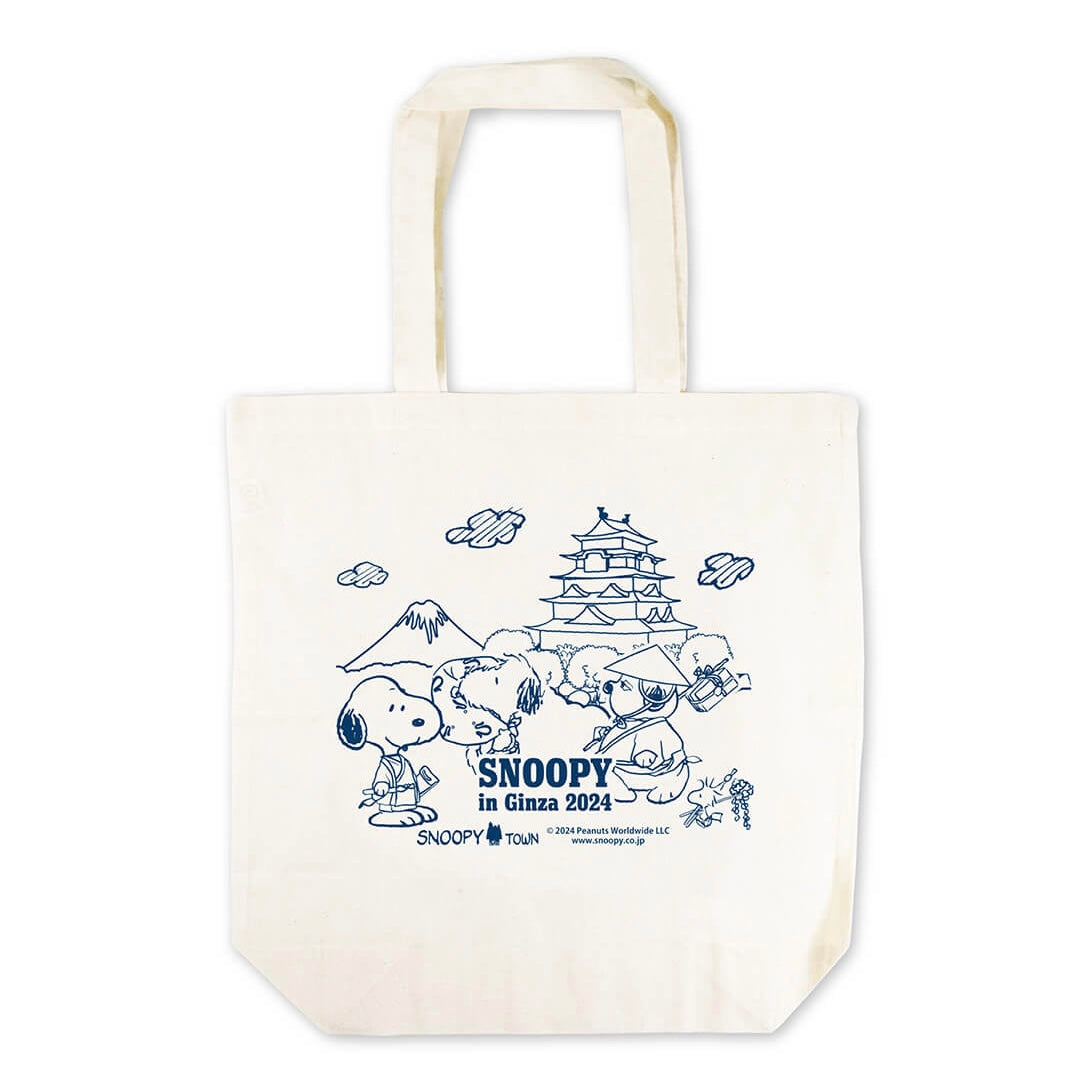 【Pre-Order】Snoopy in Ginza exhibition Japanese style series - Tshirt / furoshiki / tote bag