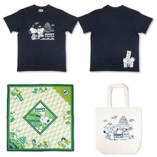 Snoopy in Ginza 銀座展 和風番頭系列 - Tshirt / 布巾 / 布袋