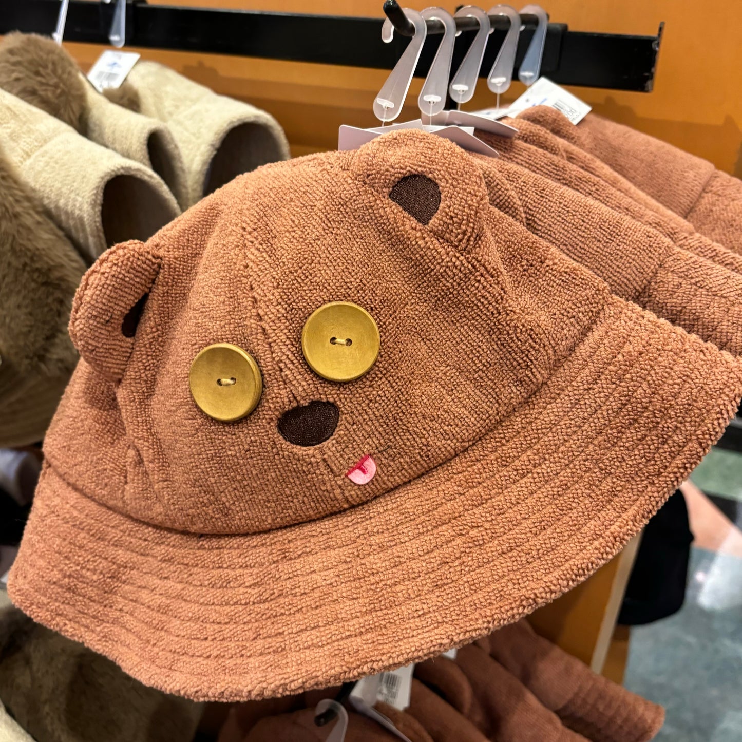 【訂貨】USJ Tim熊 Tim Bear 毛巾質料漁夫帽