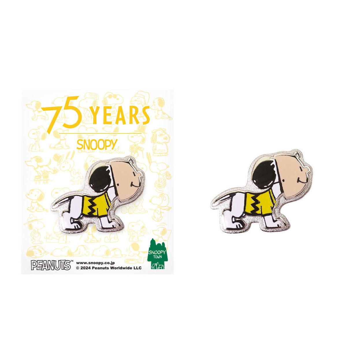 PEANUTS 75週年商品『YELLOW』紀念襟章