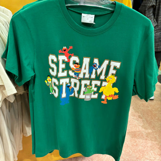 【Order】USJ Sesame Street Adult Tshirt（Green）