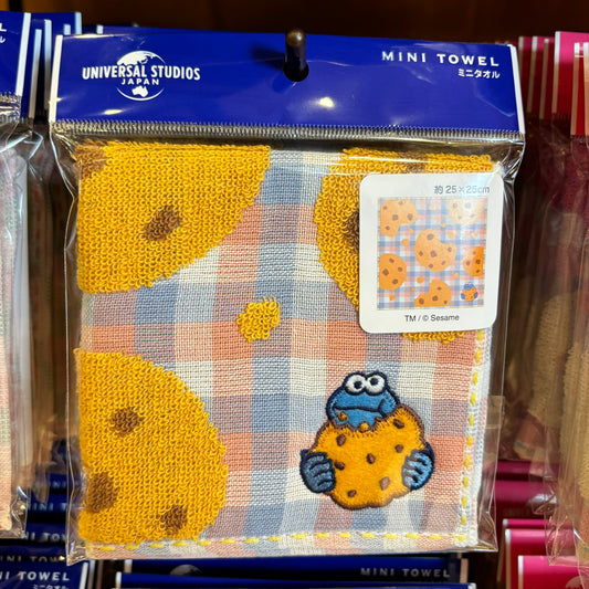 USJ 芝麻街 Cookie Monster 小毛巾