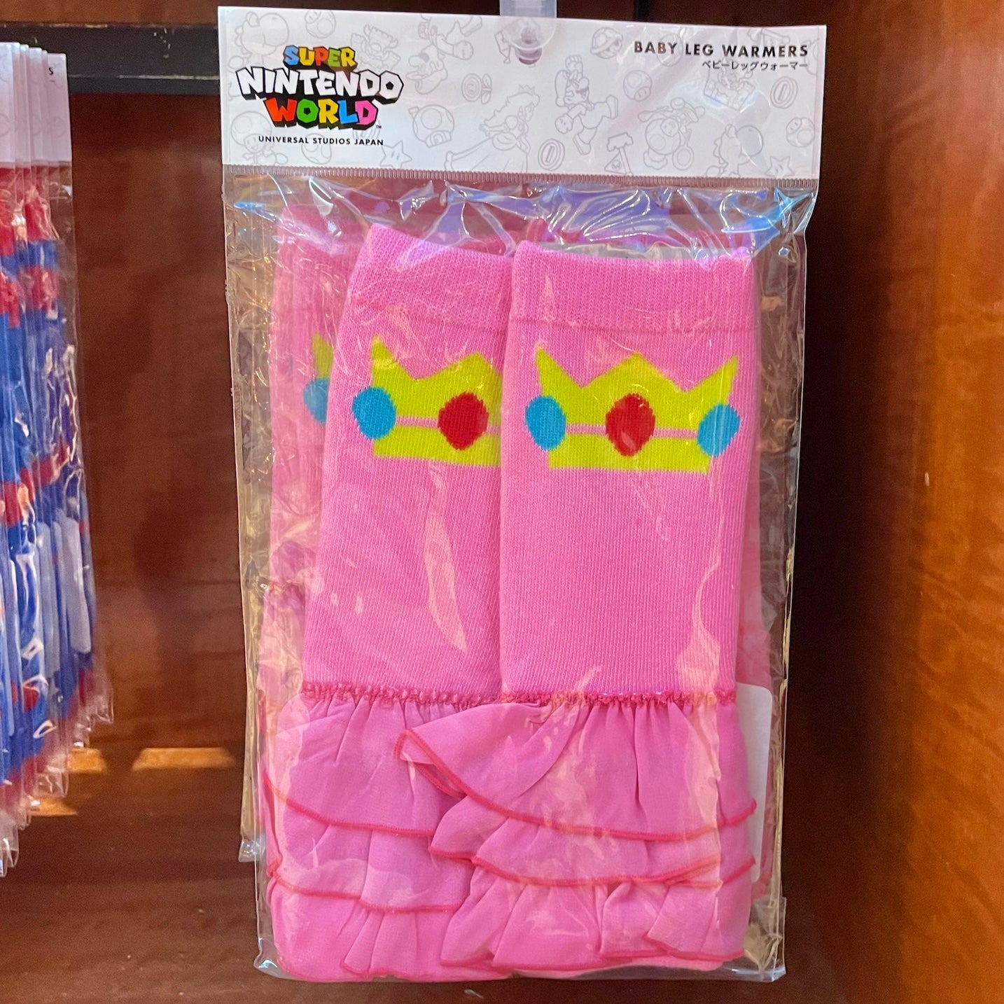 USJ Princess Peach Baby Leg Warmers