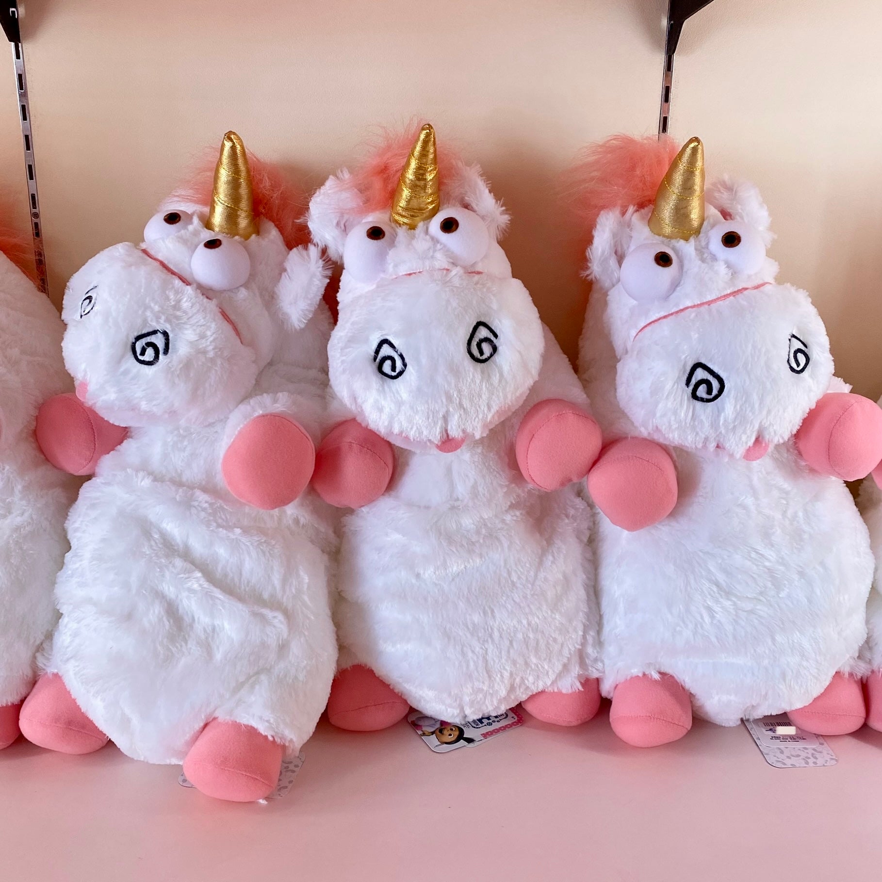 Fluffy discount unicorn plush