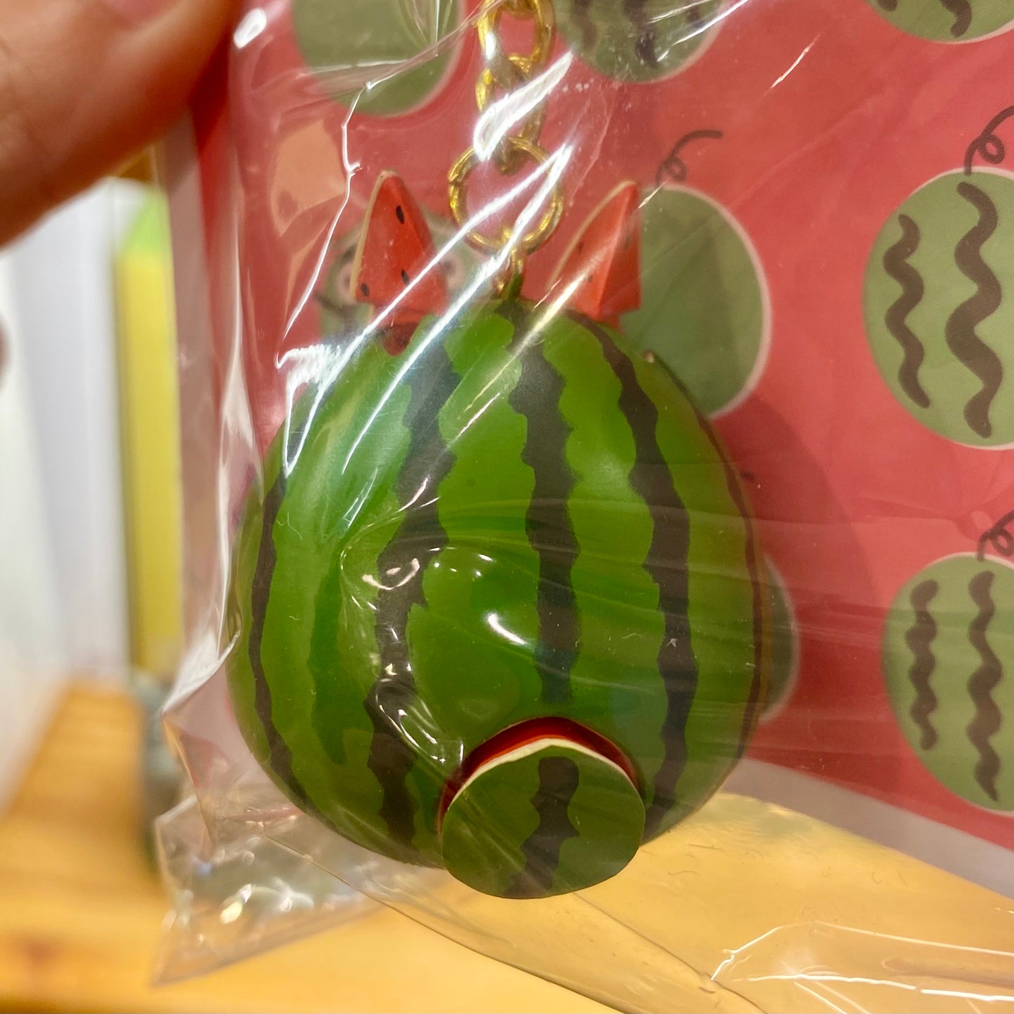 【訂貨】龍貓蔬果系列 - 西瓜鎖匙扣