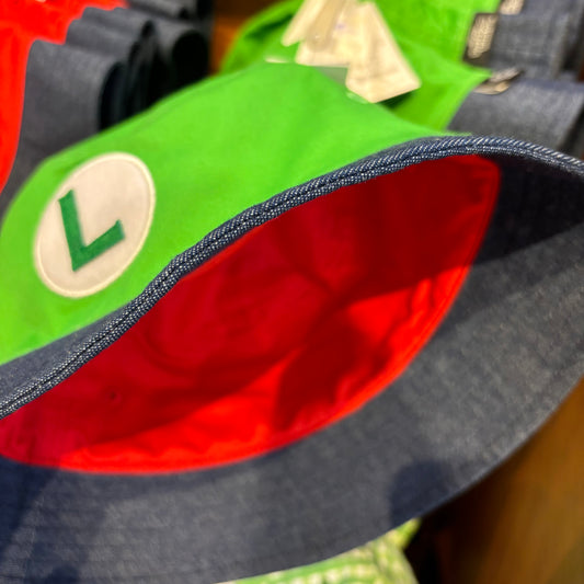 【Order】USJ Mario & Luigi 2-way double-sided bucket hat